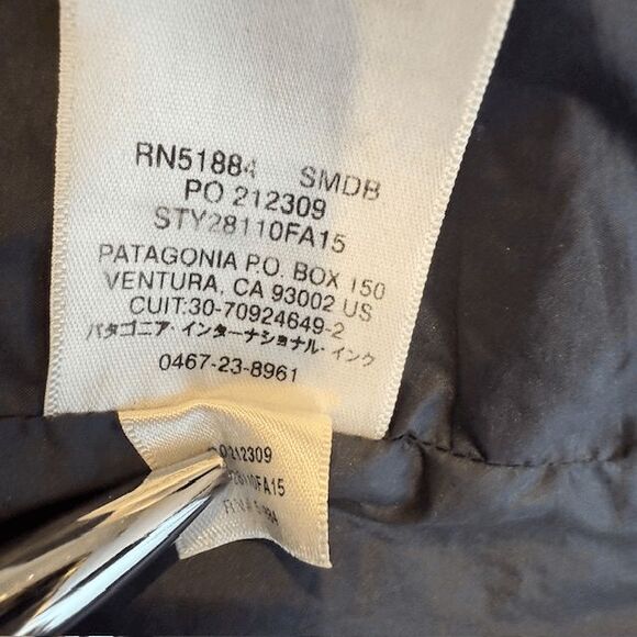 Patagonia Stormdrift 3-in-1 Parka Charcoal Teal Smolder Blue Women's Medium - Picture 13 of 16